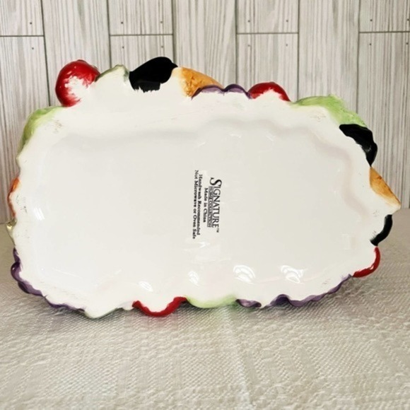 Vintage Pig Planter Basket With Vegetable Decoration‎ Signature Home Collection - Picture 9 of 13